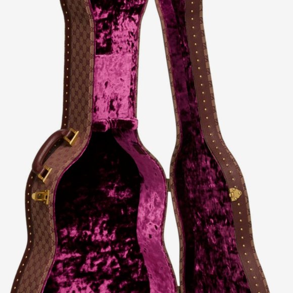 🥳HOST PICK 🥳💕Gucci Collectors GG Original Canvas Monogram Guitar Travel Case - Picture 6 of 6